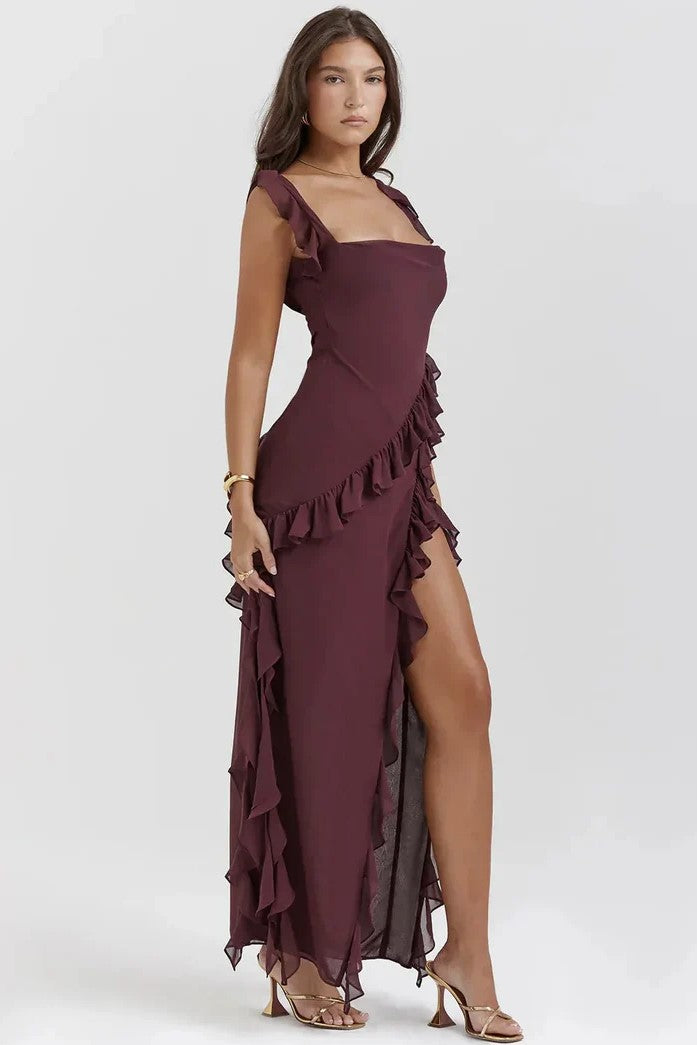 Roxanne™ - Vestito elegante con spacco