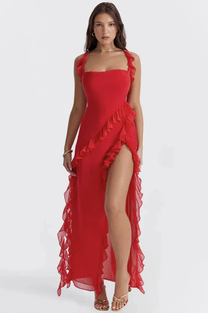 Roxanne™ - Vestito elegante con spacco